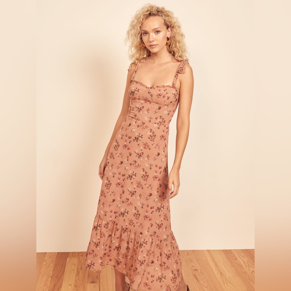 Reformation Midi Nikita Dress NWT